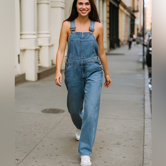 Guess Workwear True Vintage Denim overalls, made in USA, size M - Picture 1 of 16